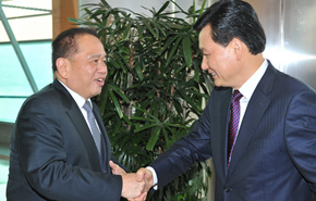 林武副主任與來賓交談