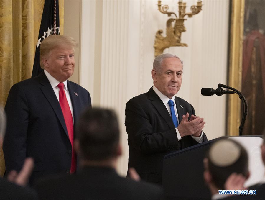 U.S.-WASHINGTON D.C.-TRUMP-ISRAEL-NETANYAHU-PRESS CONFERENCE